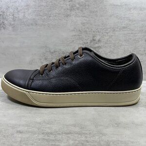 Lanvin Leather Cap Toe Sneakers - Men's Size UK 7 / US 8